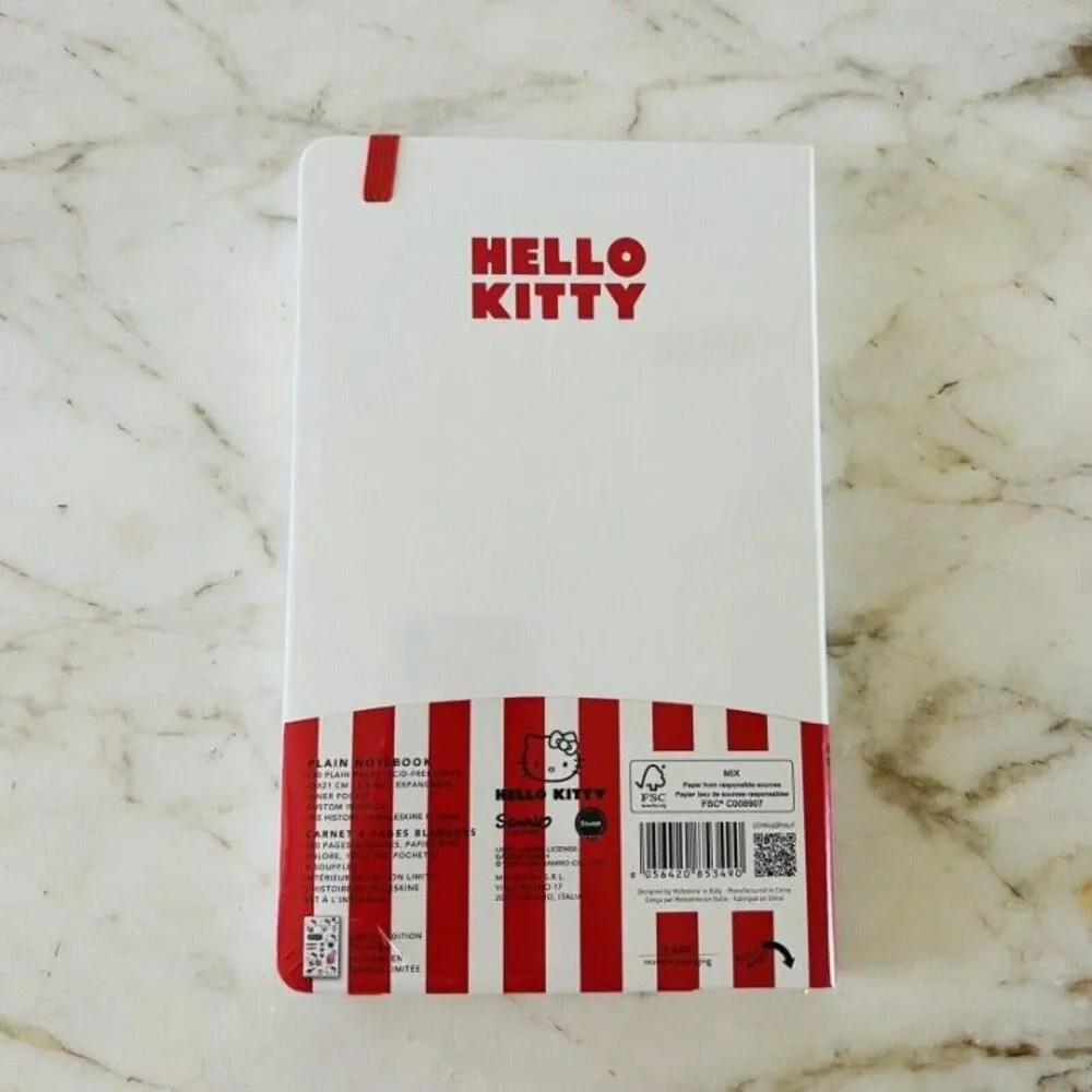 MOLESKINE Limited Edition Hello Kitty Notebook, White